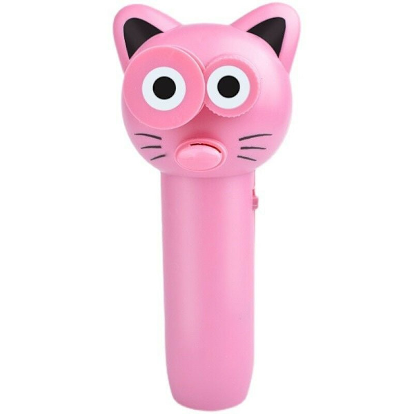 Launcher Toys Launcher Handheld Pet Toy med 1,5 m rep, rosa