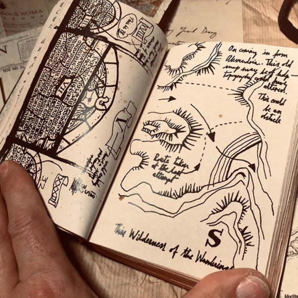 Raiders of the Lost Ark klassisk filmrekvisita replika retro dagbok kreativ samling bästa presenten