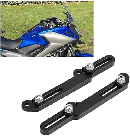 Motorcykelkanttrimmer - Vindrutefäste (Svart)