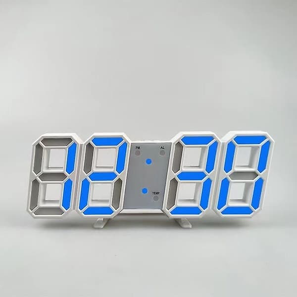 Digital klocka Stor display Väggklocka för sovrum Estetisk Modern väggklocka Dekor för vardagsrum Kök Kontor Tid/datum/temperatur