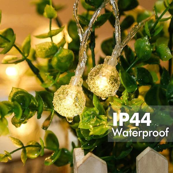 10ft 20 LED Globeljus Kedjor Inomhus Utomhus Dekorativa Fe-ljus Varm Vit F00f6r F00f6delsedag