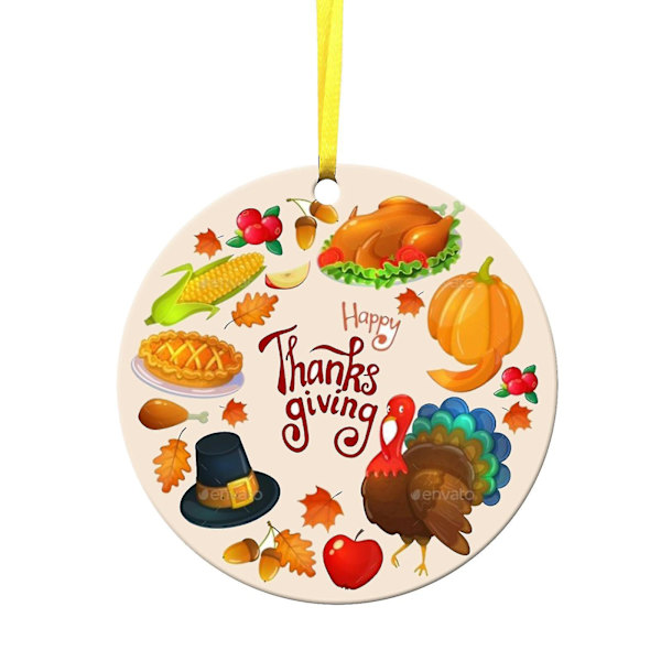 2020 Ornament Höst Thanksgiving Kalkon Bröllop Fest Dekoration Ny PVC Material