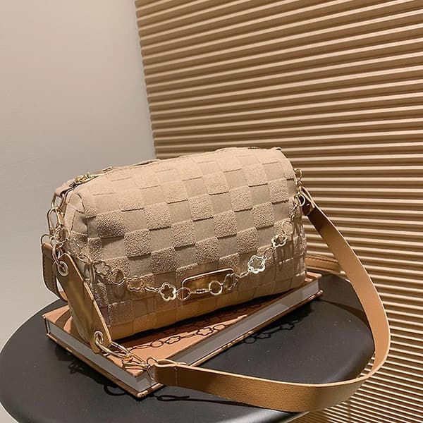 Lätta små crossbody-väskor för kvinnor axelväskor och handväskorKhaki
