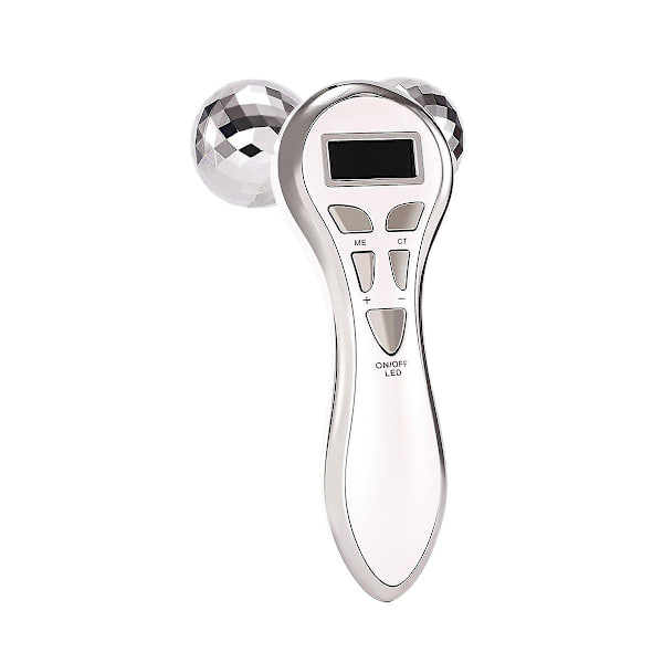 4D Mikroström Ansiktsmassagerulle, 4d Ansiktsmassager Skönhetshudvård Verktyg För Ansikte Öga Hals, Present Till Kvinnor