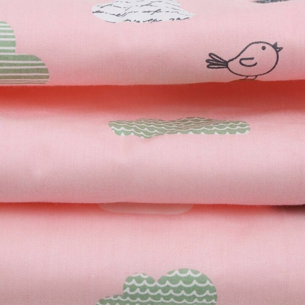 Baby skötbädd, skötunderlägg, halkfri babyfilt, bomull, kissmatta för barnvagn, spjälsäng, småbarn - rosa