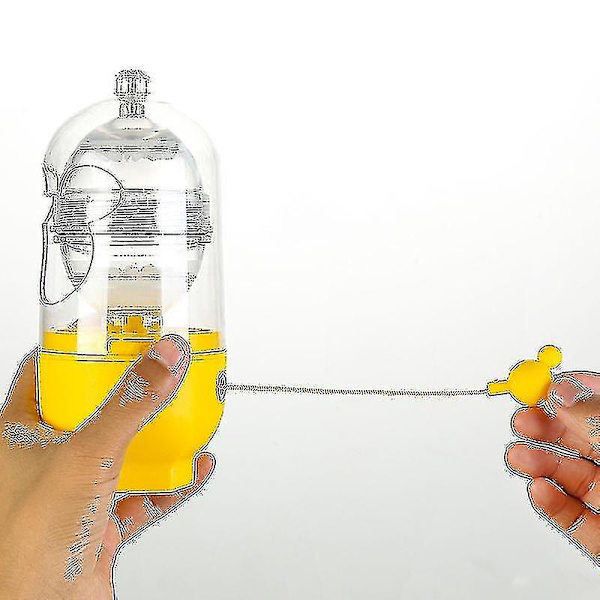 Gyllene äggkastningsartefakt äggvita äggula blandningsäggdragare manuell mixer-9