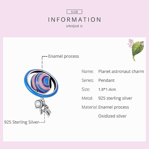 925 Sterling Sølv Pigearmbånd med Perler, Kvinders Perlecharms, Vedhæng Halskæder Charm DIY Mode Smykker Passer til Pandora Armbånd