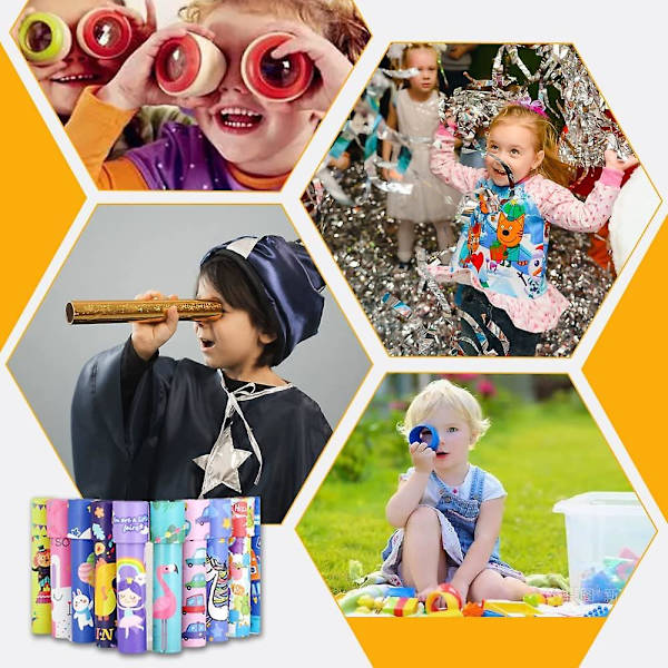2st Kalejdoskop Klassiskt Kalejdoskop Leksak Magic Papper Kalejdoskop Barn Födelsedagspresent