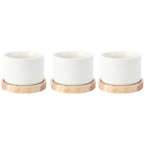 3-pack Keramiska Blomkrukor