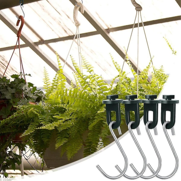 50 st Växthuskrokar Hängare Greenhouse Twist Clips Växthusfästeklämmor med krok för utomhusträdgårdshängande växter