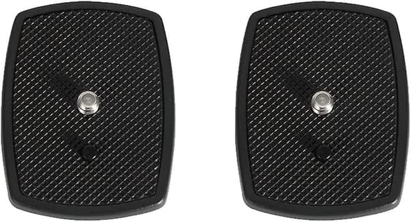 2-pack snabbfäste för kamera med 1/4 skruv snabb applicering av Abs-plast