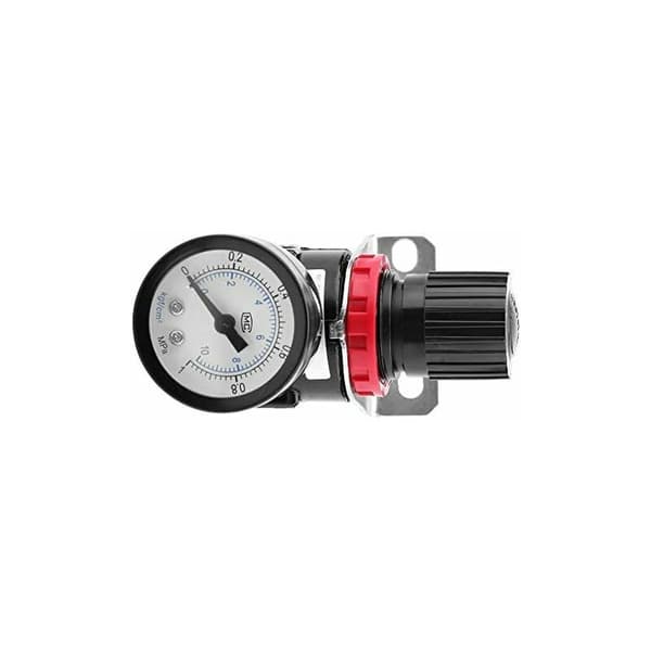 1 stycke lufttrycksregulator AR2000 G1/4 tryckluftsdriven kompressor med manometer