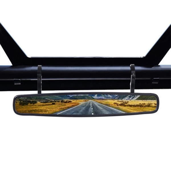 Universal Atv Utv Aluminium Backspegel Svart Styre Ändstycke Sidospegel