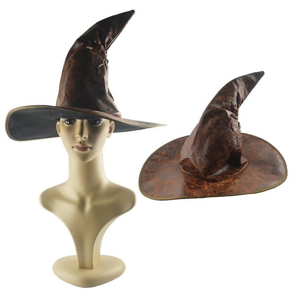 Halloween Häxhatt Mörkbrun