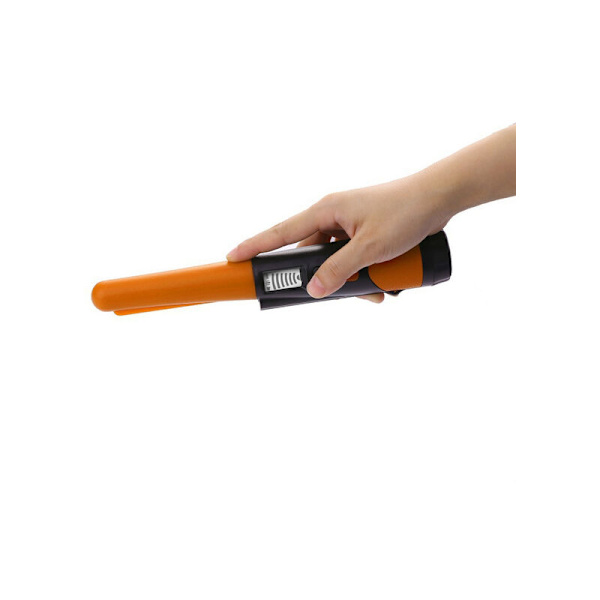 Metaldetektor Høj følsomhed Håndholdt metaldetektor En knap LED-display Gulddetektor Pointer Metaldetektor 1 stk (Orange)