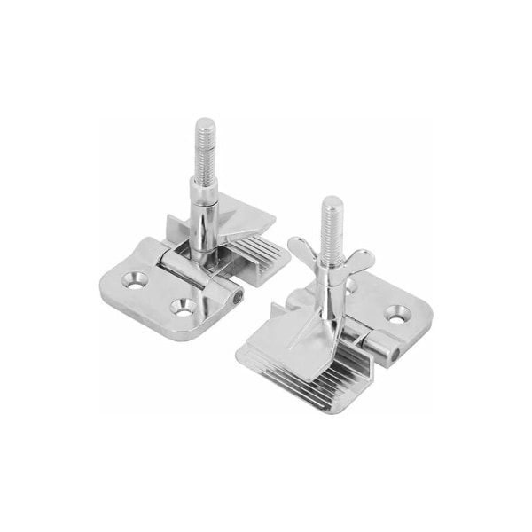 Metal butterfly frame hinge bracket with screen printed hinges