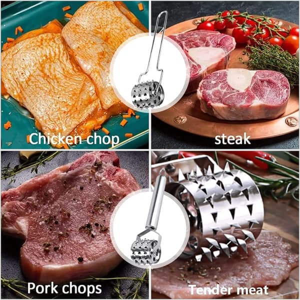 2-delad köttklubba dubbelsidig köttmörare