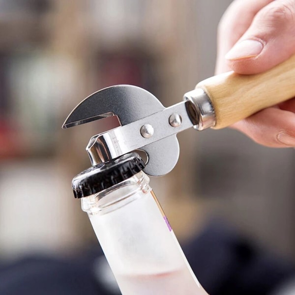 Glasöppnare Manuell Glasöppnare Lock Remover Multifunktionell Gadget Kökstillbehör 1 Styck