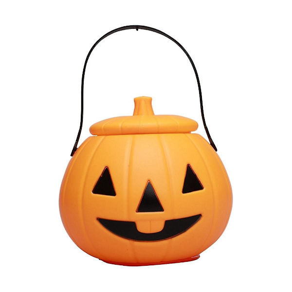 Halloween Pumpa Lykta Barn Bärbar Pumpa Lykta Halloween Bärbar Pumpa Hink Barn