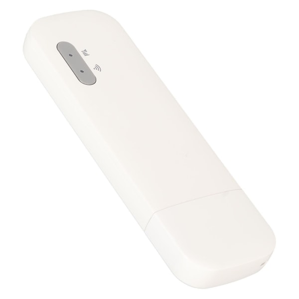 4G USB WiFi 10 enheter Anslutning Stöd Bärbar router Mobil WiFi Hotspot med Micro SIM-kortplats kompatibel med Telefon White-YM
