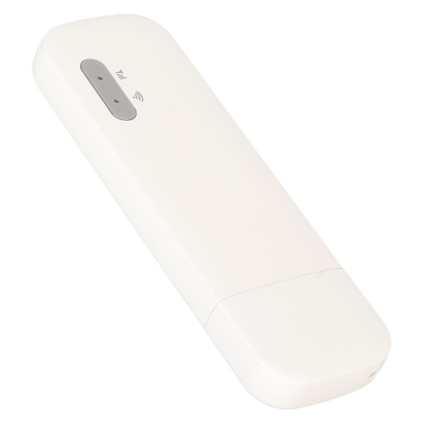 4G USB WiFi 10 enheter anslutningsstöd bärbar router mobil WiFi hotspot med Micro SIM-kortplats kompatibel med telefon vit-YM