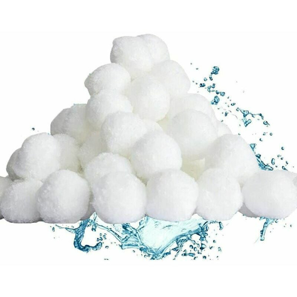 Filterkulor, 500g poolfilterbollar, filterkulor, poolfiberfiltermedia, sandfilter, vattenfilter, poolfilter