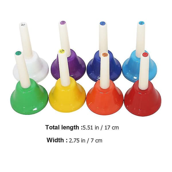 8 st Skolhandklockor