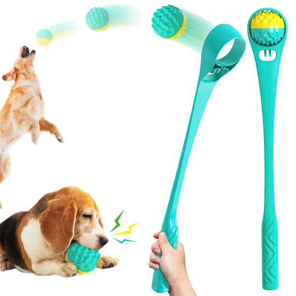 Interaktiv hundleksak med ljudtuggboll, lämplig för utomhuslek och träning, hållbara och roliga tillbehör för husdjur