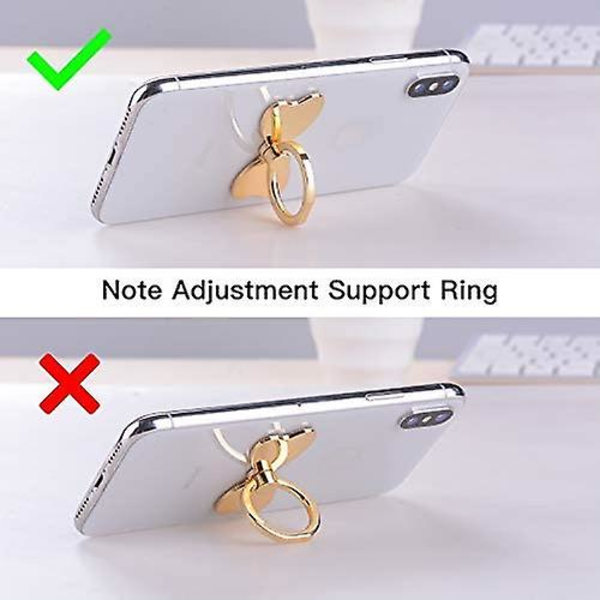 Puhelinrengaspidike ja kädensija 360° säädettävä sormimetalliteline autoteline universaali iPhone-älypuhelimille tableteille Xr Xs Max 8 7 6 6s 5s Plus