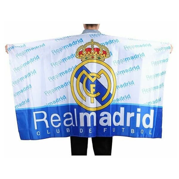 Real Madrid Flagga (VM 2022) (100 % polyester och storlek 86138)
