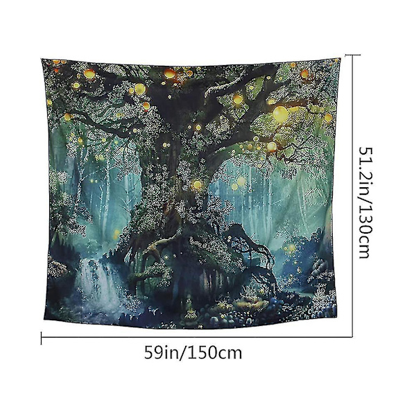 Blommig 3D väggbonad kreativ väggbonad-4（150*200cm，Stil 2）