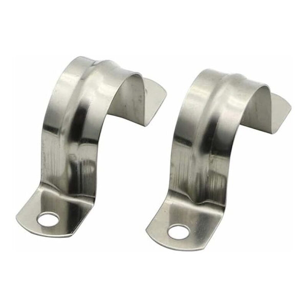 25mm 304 Rostfritt Stål Slangklämma Typ U Rörklämma 20st Rörklämma Koppling Båge 20PCS Grossist