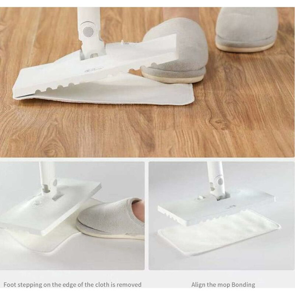 Ångdammsugare Mopp rengöringsdynor för Xiaomi Deerma Dem ZQ600 ZQ610 Triomphe Mop Ersättningstillbehör 4st