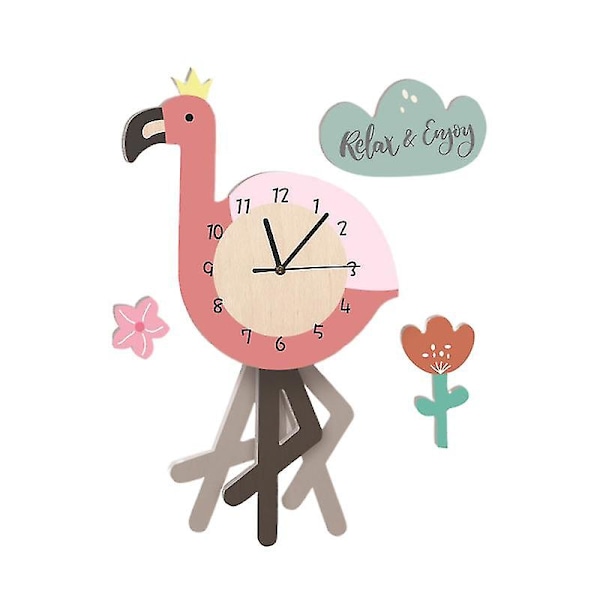 1 st Flamingo Pendelklocka