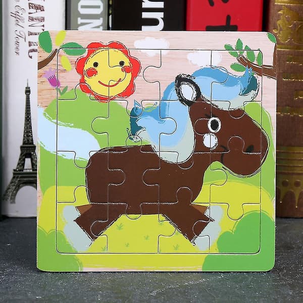 15x15cm Puinen Värikäs Hyönteinen Lasten Älylelu