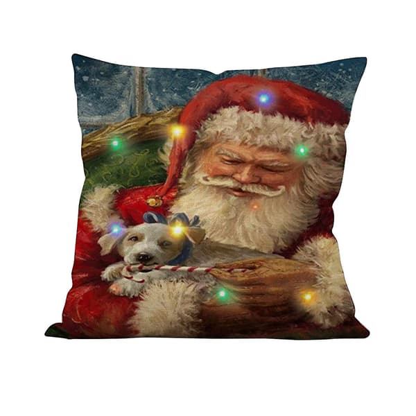 Julbelysning LED Kuddfodral Heminredning Kuddfodral Soffa Blinkande