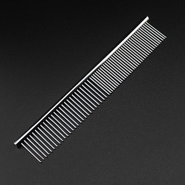 Stålkamb för husdjur, silver, 19*3,5cm