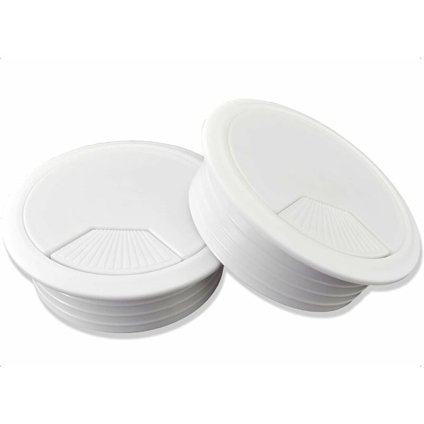2 60mm Rund Hvid