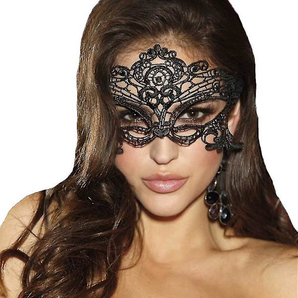 5 st Luxus Spetsögonmask Balmaskerad Mask - 4