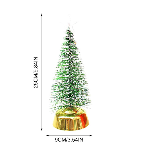 Miniatyr Julgran Stick Cedar Skrivbords Dekoration Liten Julgran Julgåvor