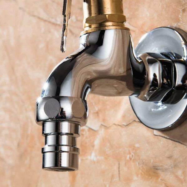 Høj kvalitet messing udendørs vandhane G1/2\" med lås vandhane moppe pool toilet vandhaner vaskemaskine vandhane til dekorativ havevandhane