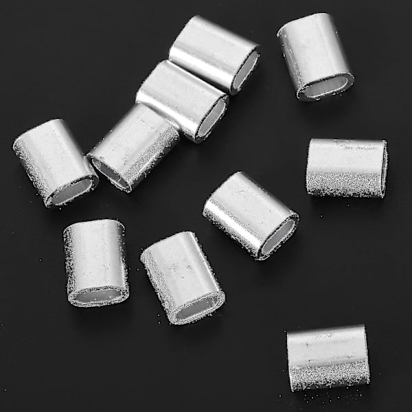 10 st 3mm Aluminiumlegering Trådrep Ferrules