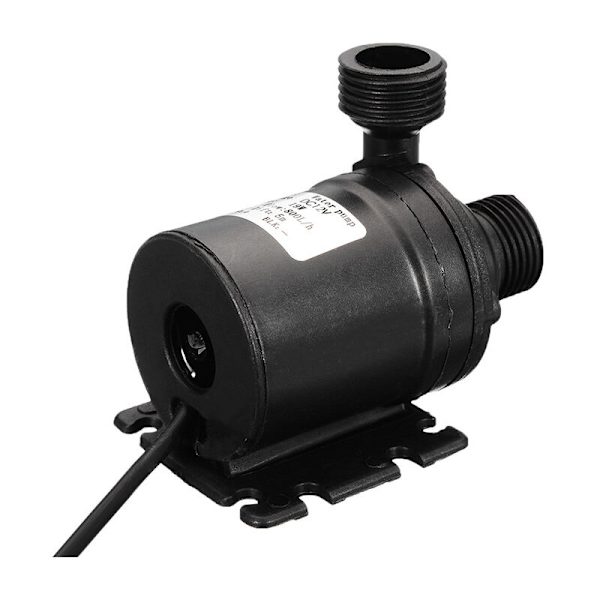 DC 12V 19W Vandpumpe 5M 800L/H Cirkulationspumpe Elektrisk Solvandpumpe