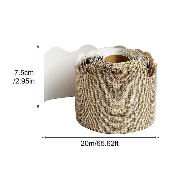 Bulletin Board Border Klassrum Juteskallad Skol Trim Dekoration Kontor