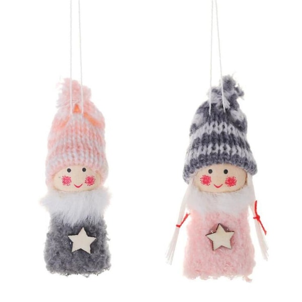 Julängel pojke flicka hänge par pack polyester