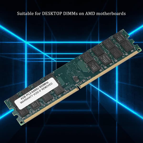 4gb 4g Ddr2 800mhz Pc2-6400 Dator Minne Ram Pc Dimm 240 Pins För Amd