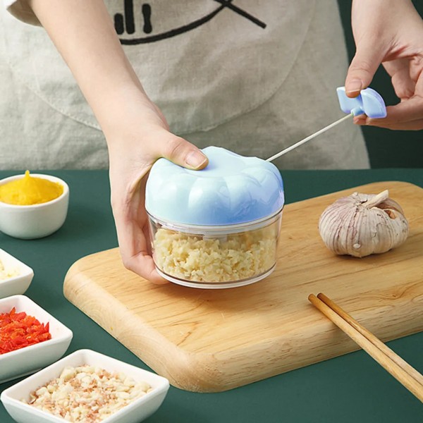 Grönsakshackare Lökhackare Hackare Örthackare Lökskärare Multi Food Chopper, Rosa