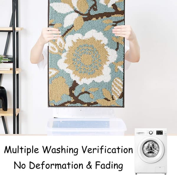 Vacker höstentrématta inomhus, dörrmatta för smutsfångare, golvmatta, 45*70 cm
