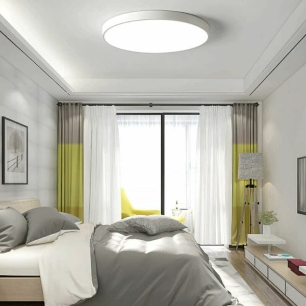 Infälld LED-taklampa 20W 23cm Rund taklampa för köksgången i sovrummet (6500-3000K ljus)