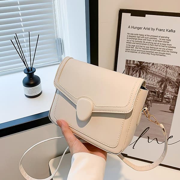 Liten tygväska axelväska för kvinnor tryck crossbody-väskor söt clutchväska